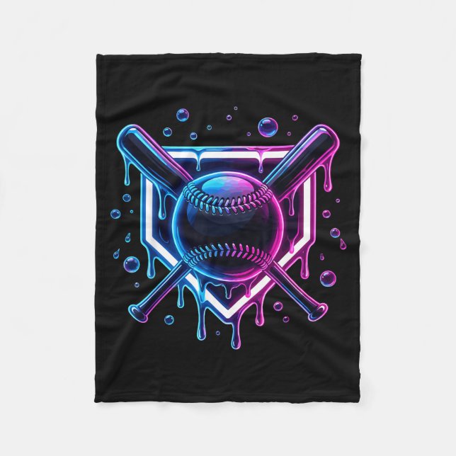 Manta Polar Baseball Drip Ice Cream Bat Kids  (Anverso)