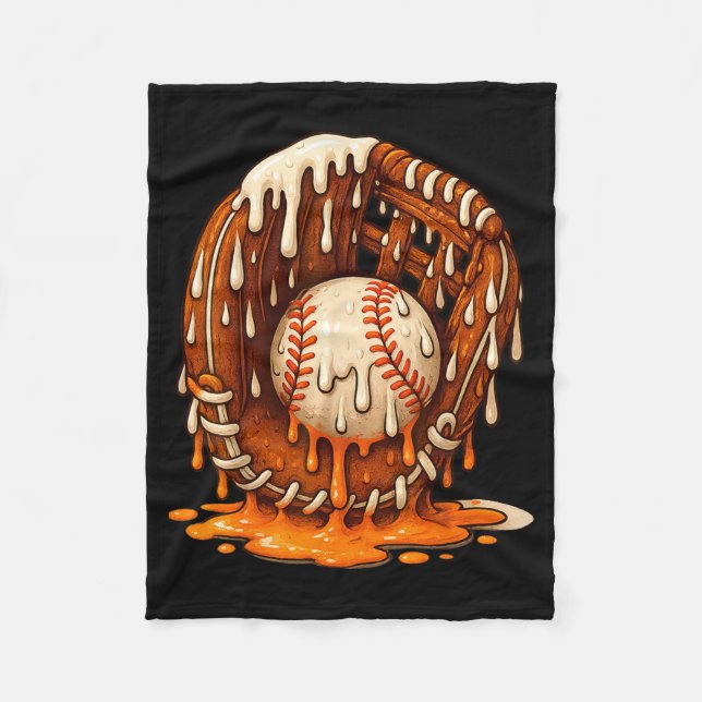 Manta Polar Baseball Drip Team For Boys Ice Cream Cool  (Anverso)