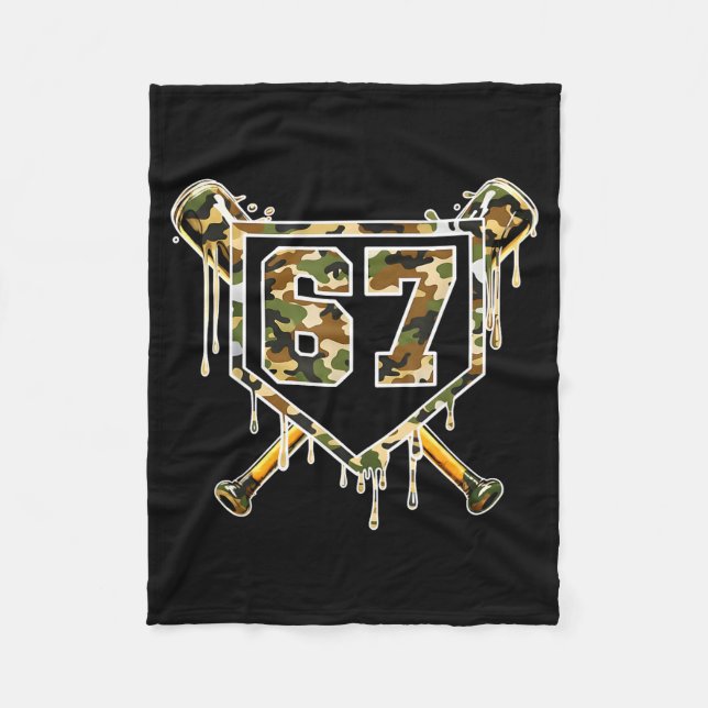 Manta Polar Baseball Ice Cream Drip 67 Camo Six Seven Funny Me (Anverso)