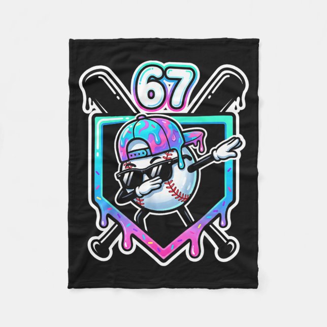 Manta Polar Baseball Ice Cream Drip 67 Player Dabbing Six Seve (Anverso)