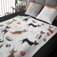 Basenji Perro Lover Brindle Rojo Blanco Tri