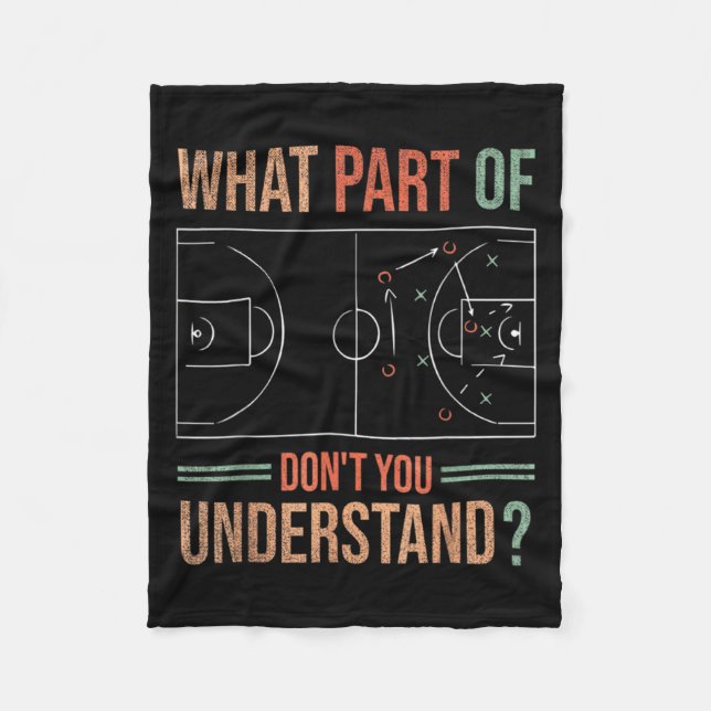 Manta Polar Basketball Coach What Part Of Dont You Understand  (Anverso)