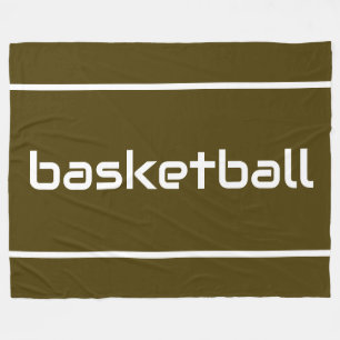 Manta Polar BASKETBALL Diversión Deportivo Elegante Rayas Sobr