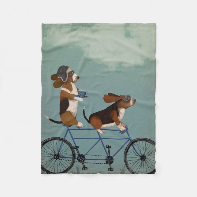 Manta Polar Basset Hound Tandem (Anverso)