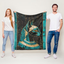 Bastet de diosa gata egipcia -arte mosaico
