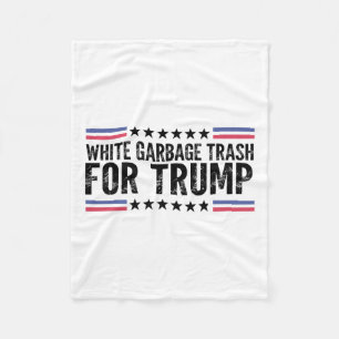 Manta Polar Basura blanca para Trump vota por Presi