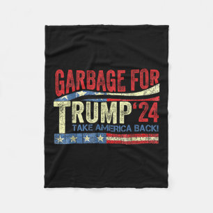 Manta Polar Basura para el gracioso partidario de Trump 2024