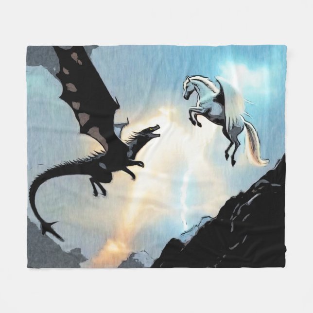 Manta Polar Batalla del Dragón y Pegasus (Frente (Horizontal))