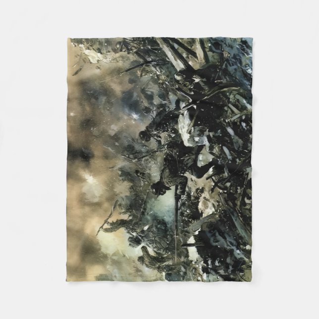 Manta Polar Batalla francesa de Verdun en la Primera Guerra Mu (Anverso)