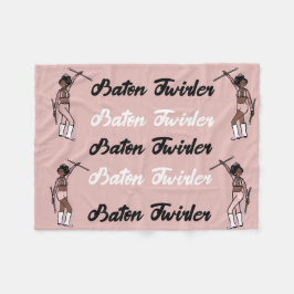 Manta Polar Baterías Twirler Fleece Blanket Pink Sparkle