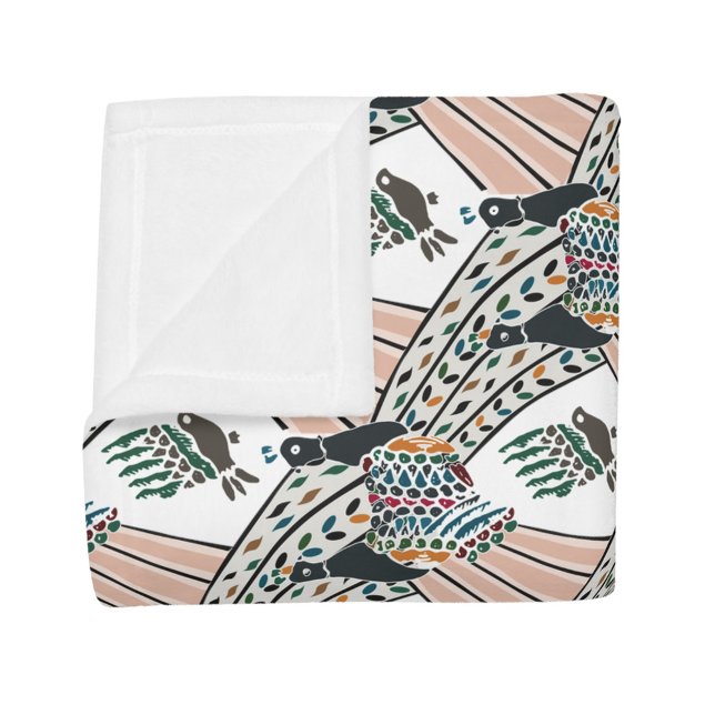 Manta Polar Batik Garut Merak Ngibing Fleece Blanket (Subido por el creador)