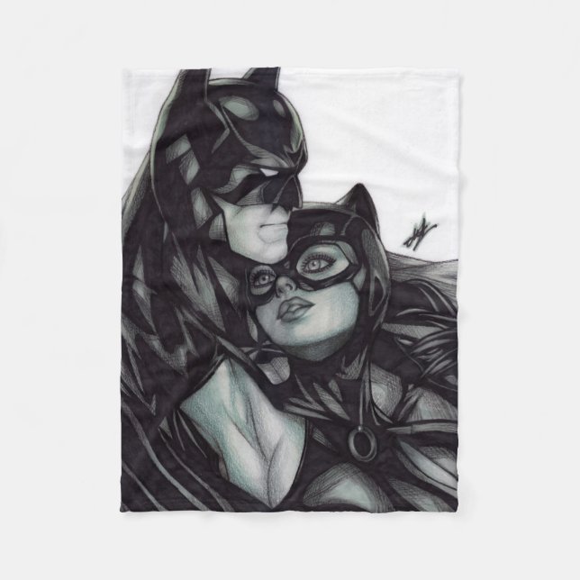 Manta Polar Batman & Catwoman ~ Bruce wayne & Selina Kyle (Anverso)