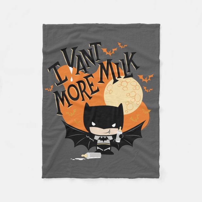 Manta Polar Batman | Vant More Leche (Anverso)