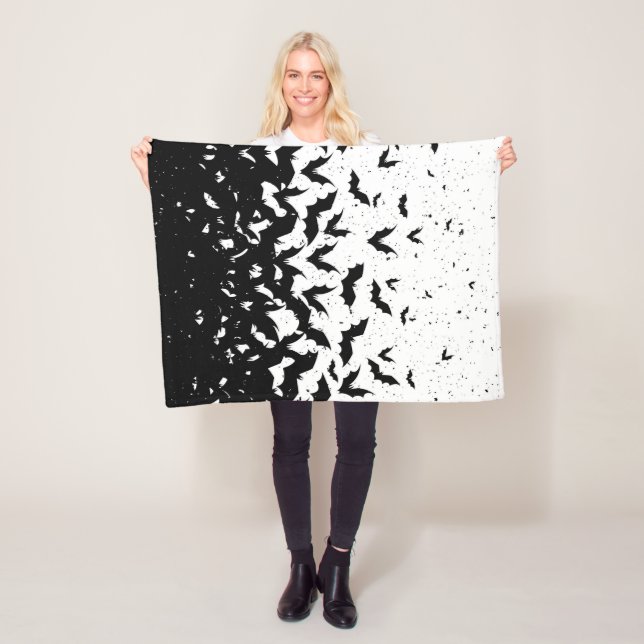 Manta Polar Bats Halloween Horror Vampiro (In situ)