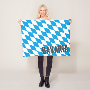 Manta Polar Bavaria Alemania Bandera del Diamante Diseño