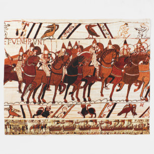 MANTA POLAR BAYEUX TAPESTRY NORMAN ARMY, KNIGHTS HORSEBACK