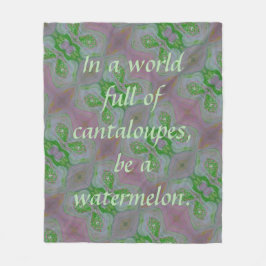 Manta Polar Be a Watermelon Fleece Blanket
