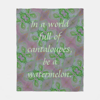 Manta Polar Be a Watermelon Fleece Blanket