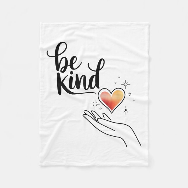 Manta Polar Be Kind Insrational Quote Sitive Motivational  (Anverso)
