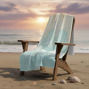 Manta Polar Beach House Adirondack Chairs Aqua Blue ID623