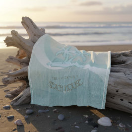 Manta Polar Beach House Palm Trees Aqua ID623