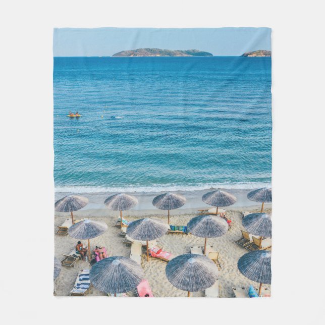Manta Polar Beach lounge a orillas del mar (Anverso)