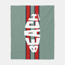 Manta Polar Beach Please Dusty Blue and Red