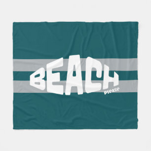 Manta Polar Beach Please Philadelphia Football Green & Silver