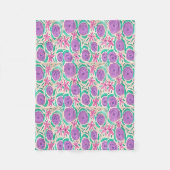 Manta Polar Beachy Boho Print (Anverso)