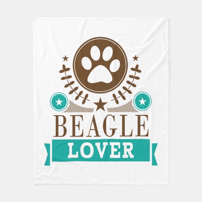 Manta Polar Beagle Dog Lover (Anverso)