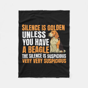 Manta Polar Beagle Pequeño olor Perro Caza Mascota Silencio de