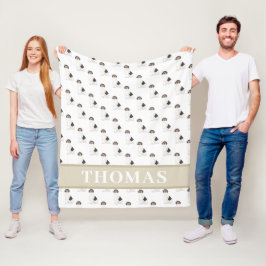 Manta Polar Beagle Personalizado
