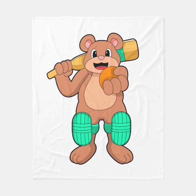 Manta Polar Bear at Cricket with Cricket bat (Anverso)
