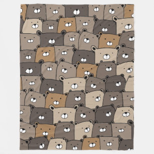 Manta Polar Bear with Me 60x80 Fleece Blanket