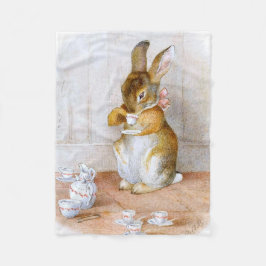 Manta Polar Beatrix Potter: Té de consumición del chica de