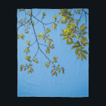 Manta Polar beautiful branch with green and yellow leaves hug<br><div class="desc">beautiful branch with green and yellow leaves hugging a clear blue sky . a great design fitting for artists and nature lovers who adore the sight of a beautiful blue sky hugging green and yellow plants and trees. it can also be given as a gift during happy occasions to your...</div>
