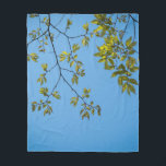 Manta Polar beautiful branch with green and yellow leaves hug<br><div class="desc">beautiful branch with green and yellow leaves hugging a clear blue sky . a great design fitting for artists and nature lovers who adore the sight of a beautiful blue sky hugging green and yellow plants and trees. it can also be given as a gift during happy occasions to your...</div>