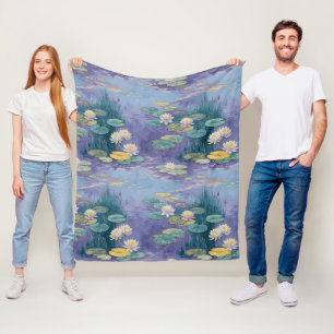 Manta Polar Beautiful Water Lilies Monet Art
