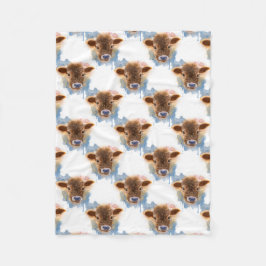 Manta Polar Bebé Adorable Calf Baby Blanket