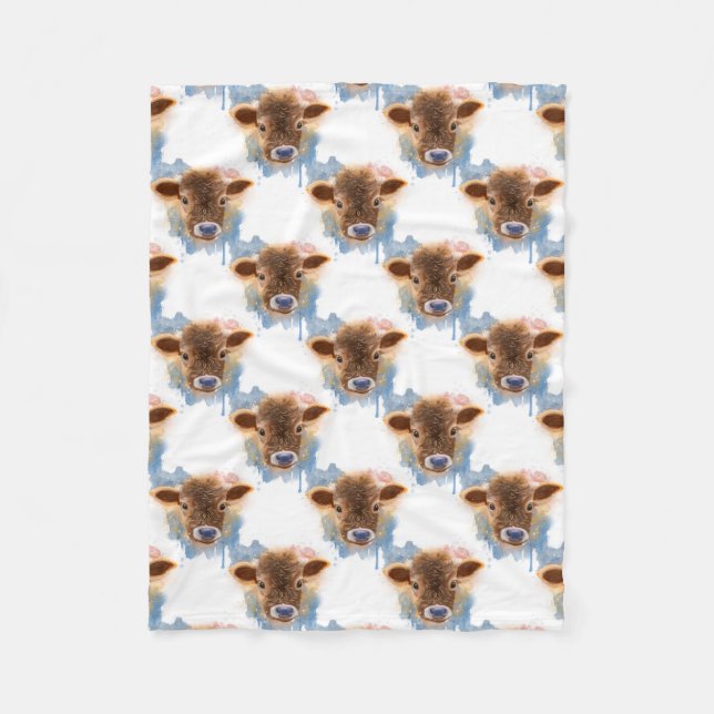 Manta Polar Bebé Adorable Calf Baby Blanket (Anverso)