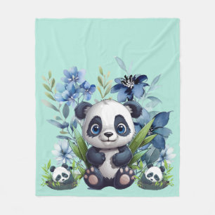 Manta Polar Bebé Cute Panda