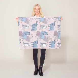 Manta Polar Bebé de arte Woodland