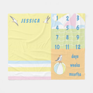 Manta Polar Bebé de la brisa marina