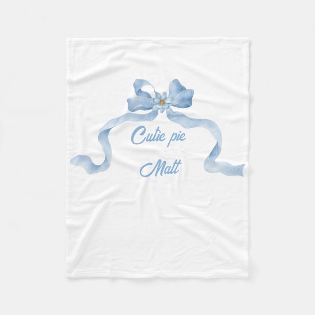 Manta Polar bebé pastelito (Anverso)