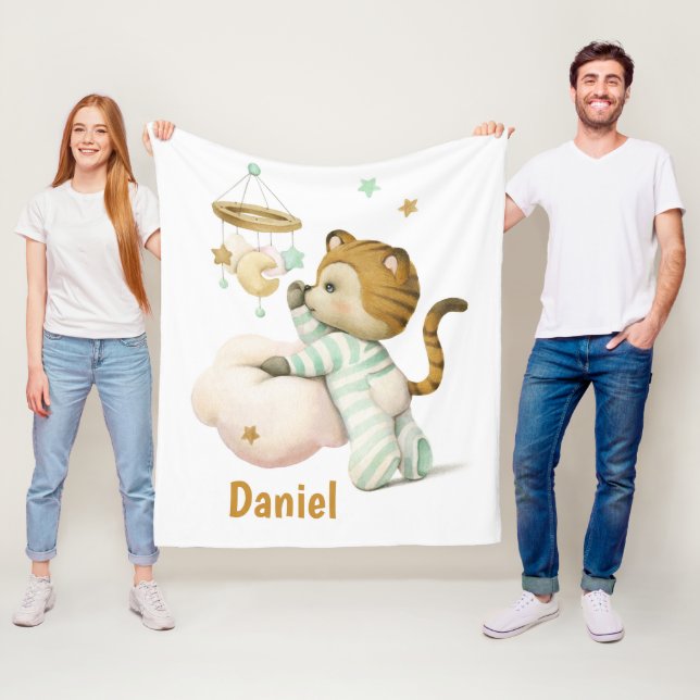 Manta Polar Bebé tigre (In situ)