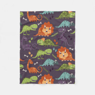 Manta Polar Bebés Dinosaurios Lindos Chicos Dino