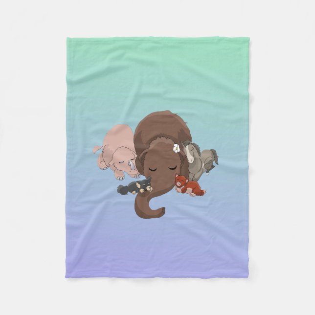 Manta Polar Bebés escarlatos Fleece Blanket para niños y adole (Anverso)