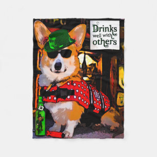 Manta Polar Bebidas bien con otras Corgi