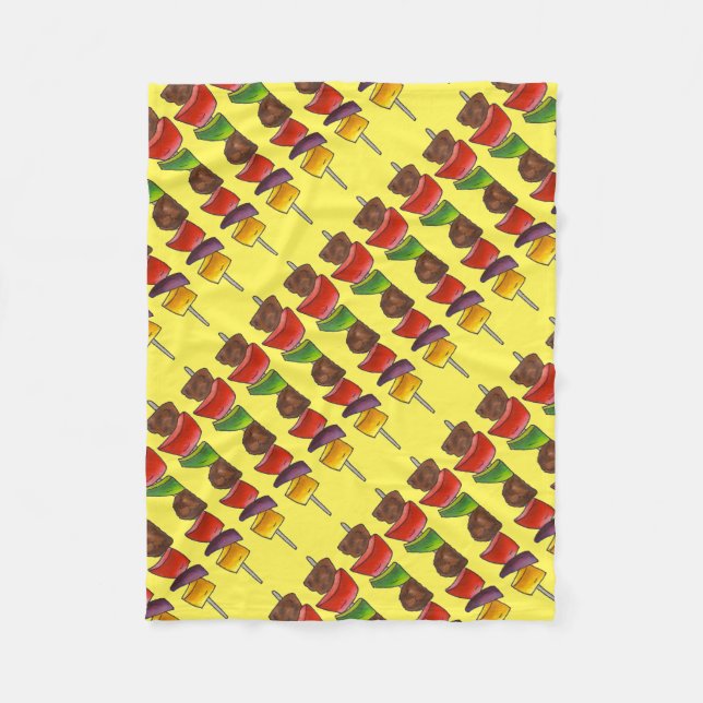 Manta Polar Beef Veggie Kebab Skewer Picnic Food Foodie (Anverso)