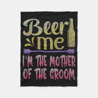 Manta Polar Beer Me Soy La Madre De La Familia Graciosa De Gro